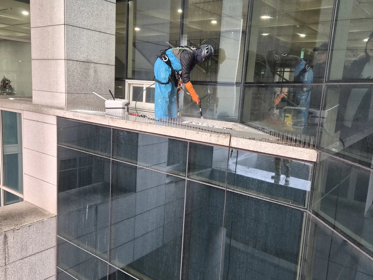 화천군 간동면 건물 복도·대기 동선 야간 위생청소 사례 - 행진크린