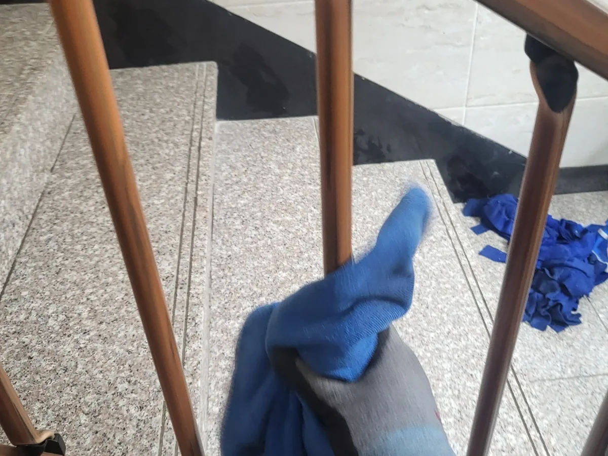 횡성군 안흥면 빌라 난간·손잡이 위생청소 사례 - 행진크린