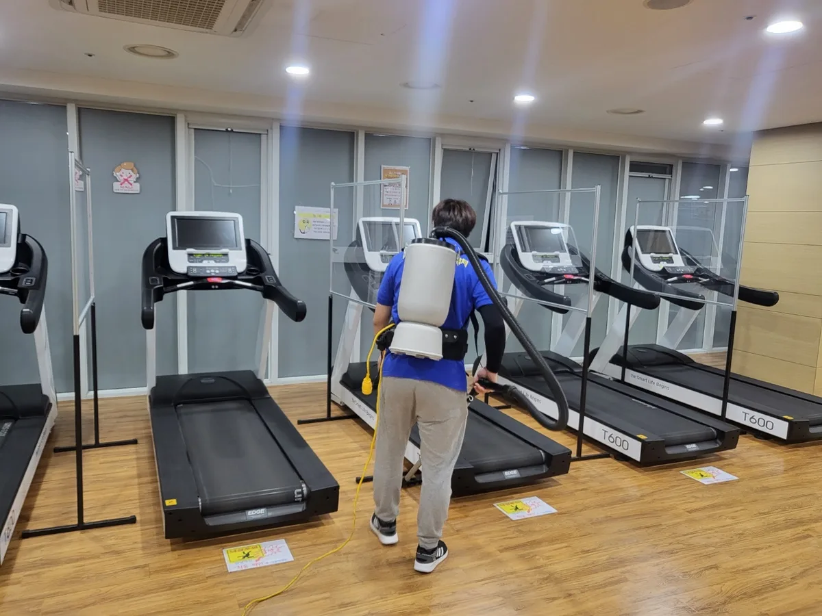 화천군 사내면 헬스장 탕비실 직원 휴게공간 위생청소 사례 - 행진크린